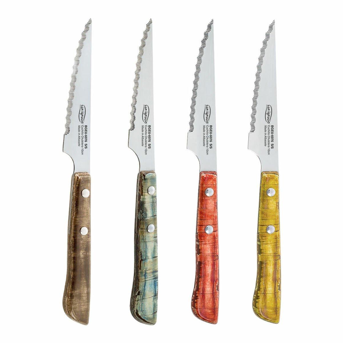 Set de Cuchillos para Carne San Ignacio Evergreen BGEU-6076 Acero Inoxidable