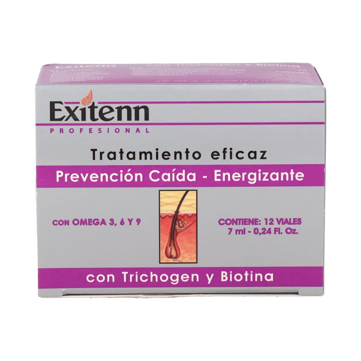 Anticaída Exitenn Energizante Con 12 x 7 ml