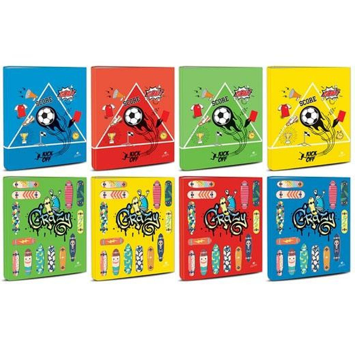 Carpeta de anillas Mariola Multicolor Folio 32 x 26 x 5 cm