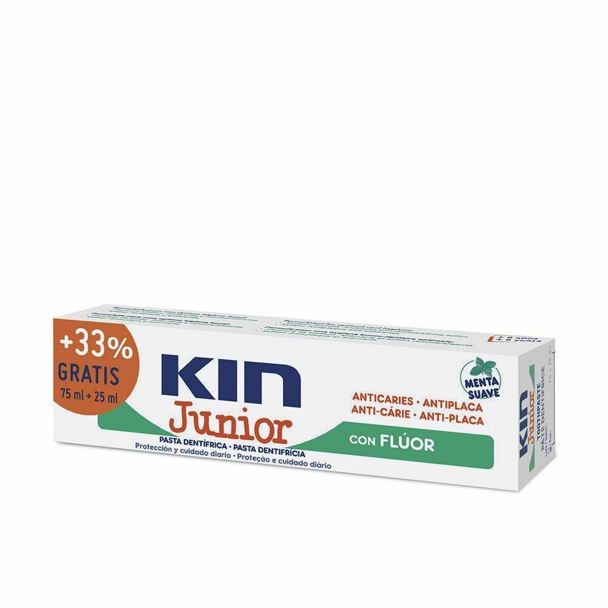 Pasta de Dientes Kin Kin Junior Menta 25 ml Anticaries