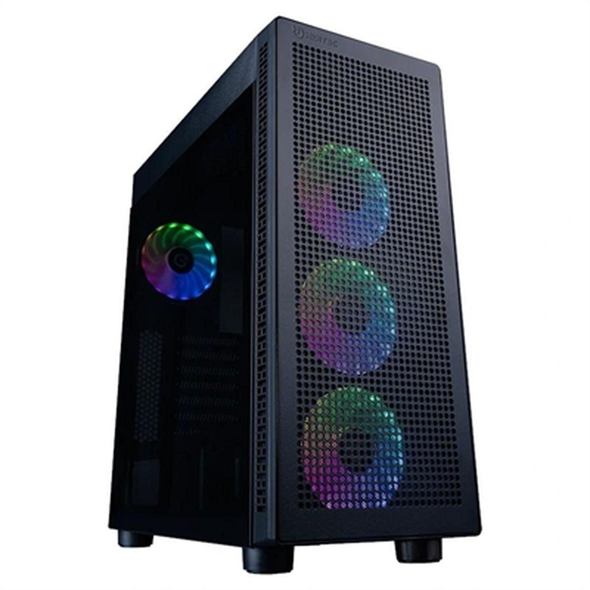 Caja Semitorre ATX Hiditec H1 AIR Negro Multicolor
