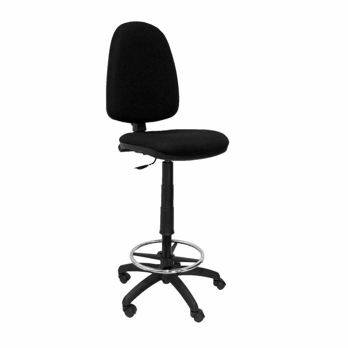 Taburete Ayna Piqueras y Crespo T04CPBALI840 Negro PVC Metal