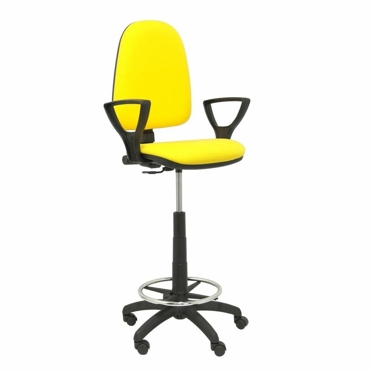 Taburete Ayna Bali Piqueras y Crespo T04CP Amarillo PVC