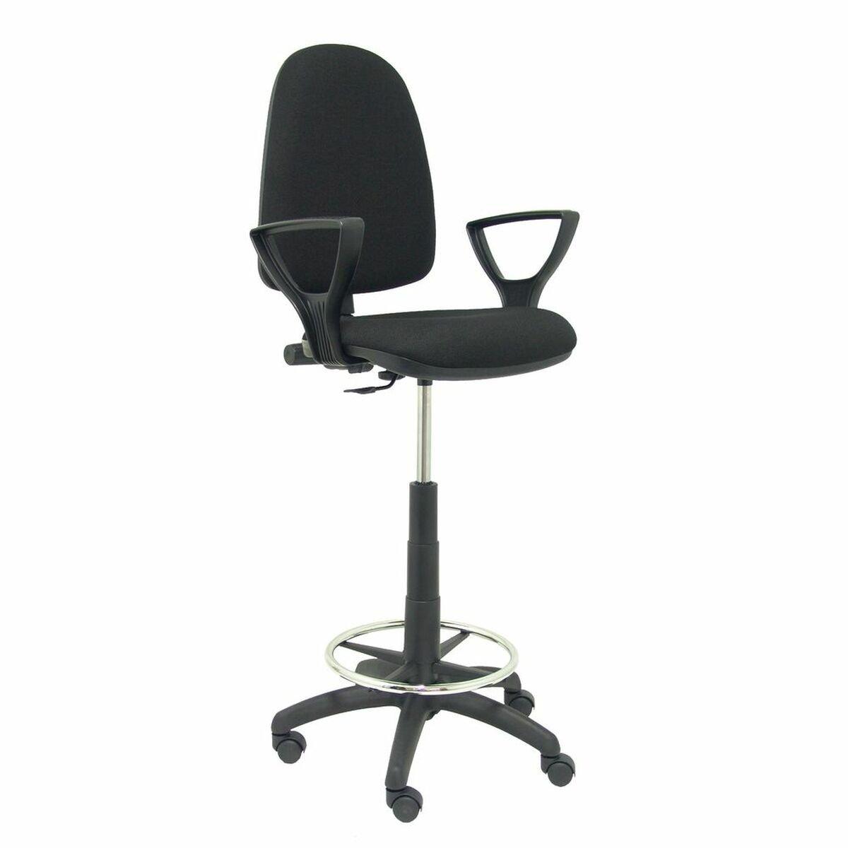 Taburete Ayna Bali Piqueras y Crespo T04CP Negro PVC