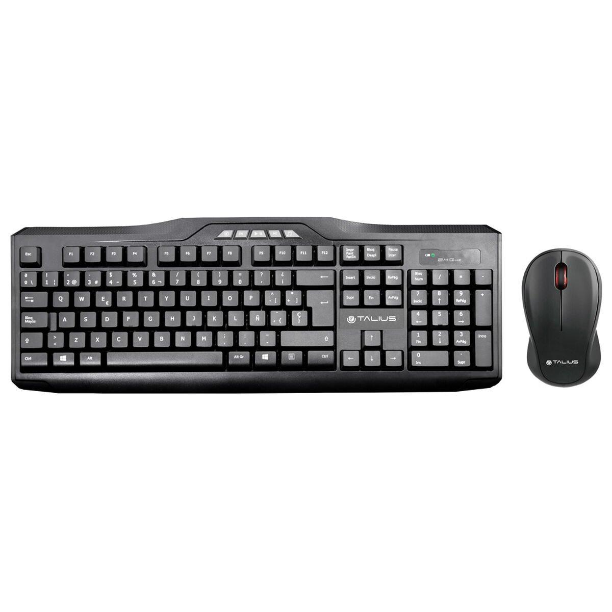 Teclado y Ratón Talius KB-6001 Negro Qwerty Español