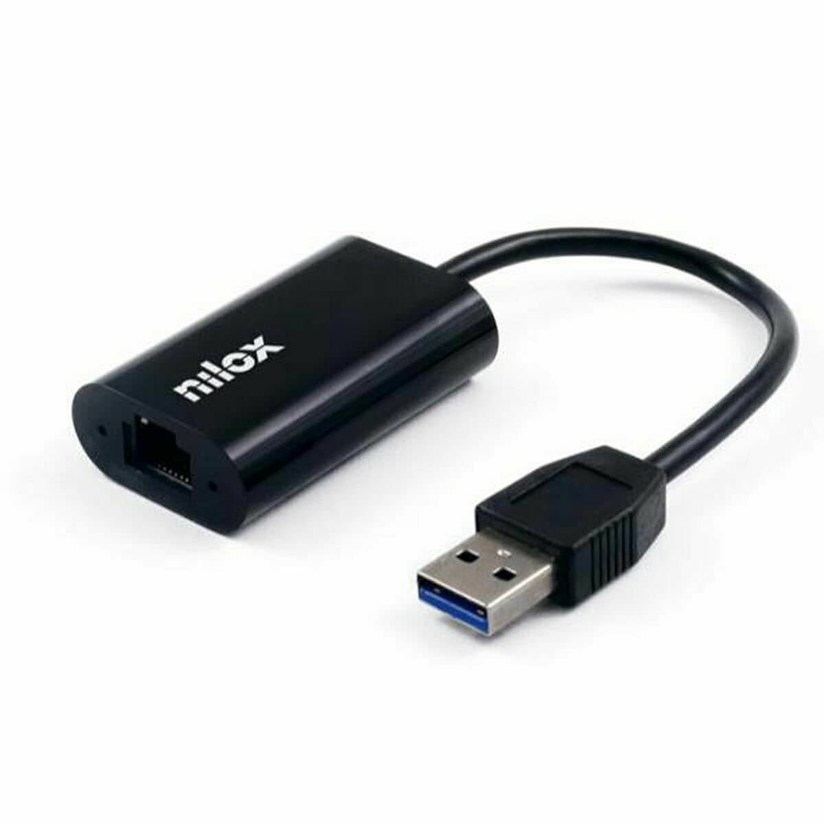 Cable adaptador Nilox Ethernet (RJ-45) USB-A