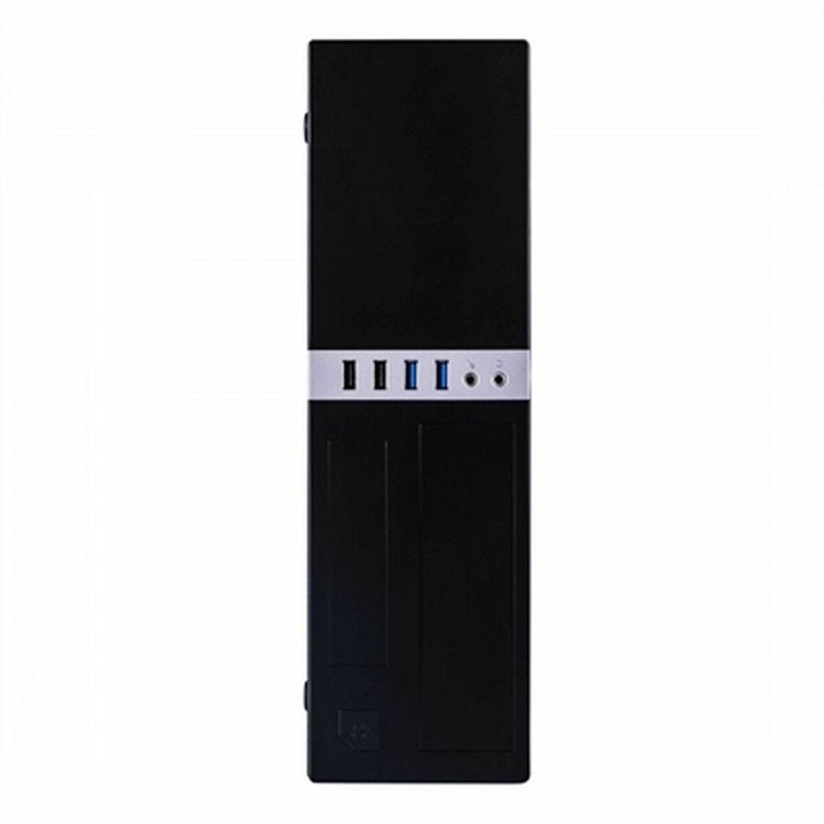 Caja Minitorre Micro ATX con Fuente Alimentación CoolBox COO-PCT450S-BZ Negro