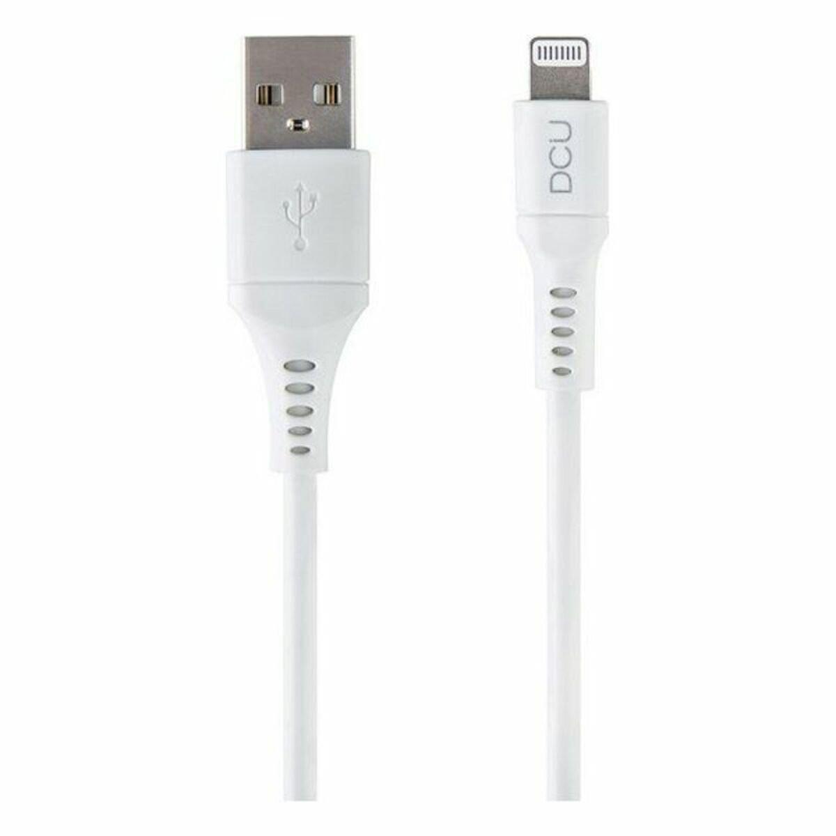 Cable USB a Lightning DCU 34101290 Blanco 1 m (1 unidad)
