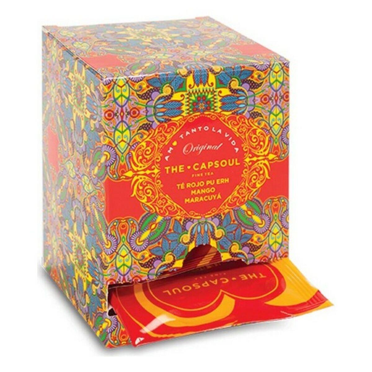 Té rojo The Capsoul Pirámides Ensobradas Maracuyá (15 Unidades)