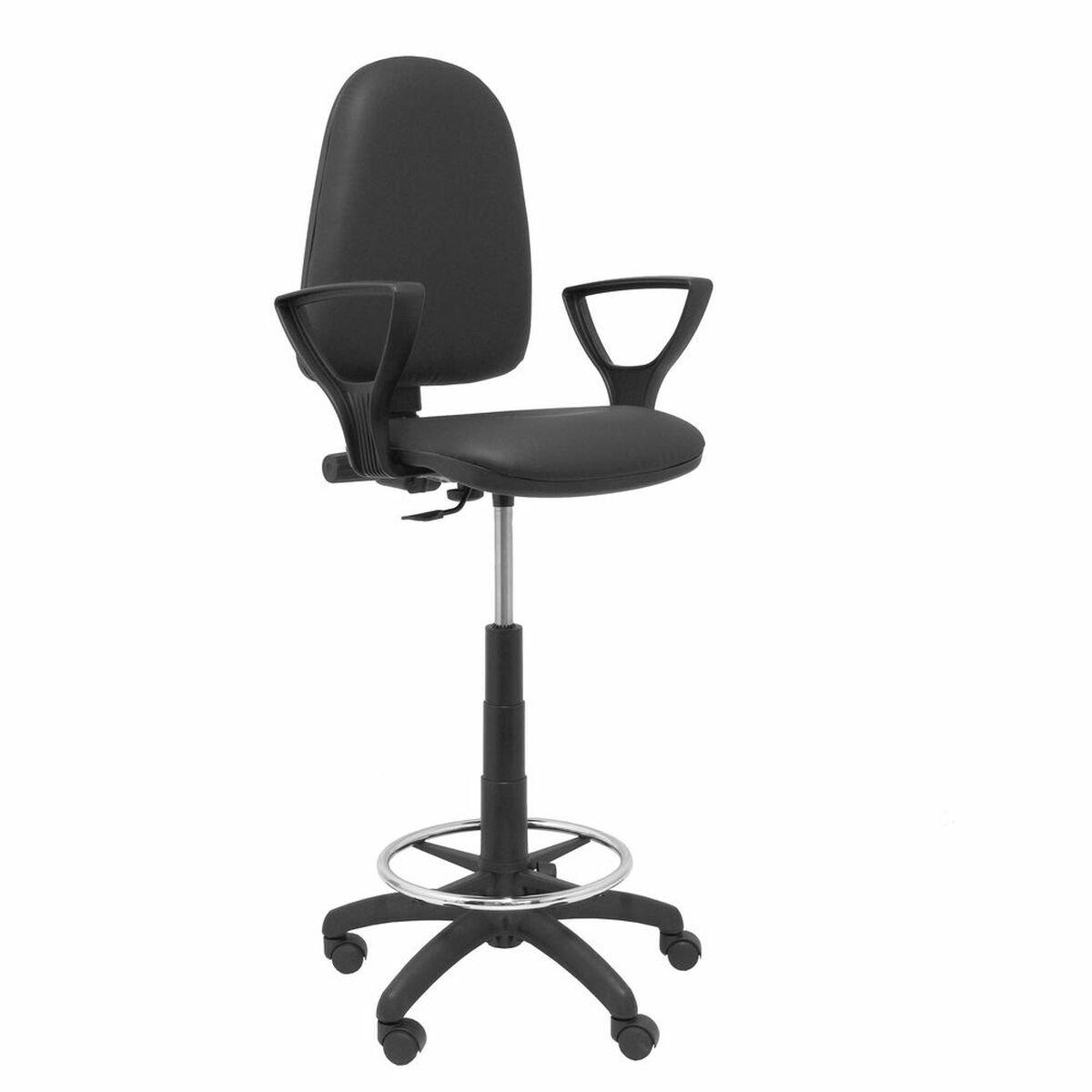 Taburete Ayna Piqueras y Crespo NEBGOLF Negro PVC