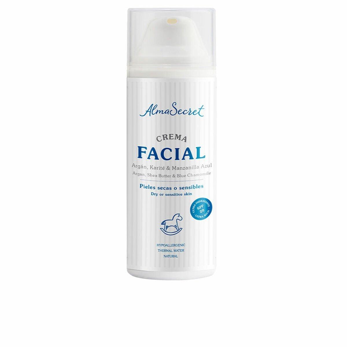 Crema Facial Alma Secret Crema Facial Spf 20 50 ml Infantil