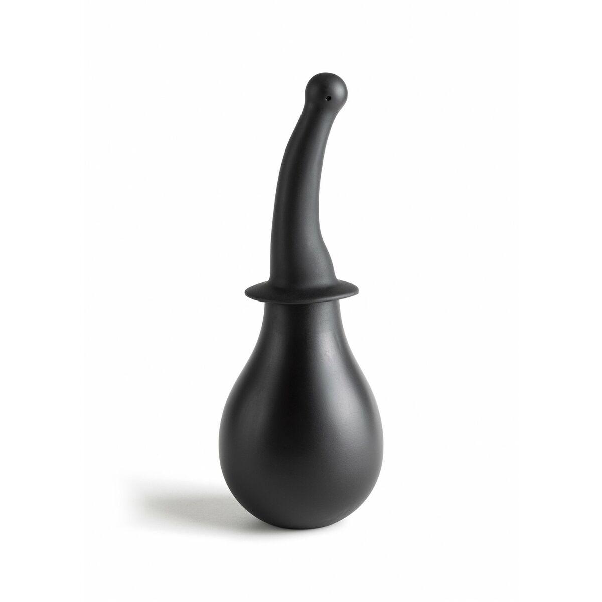 Lavativa Con Tapón Anal Expandible Virgite Negro 280 ml