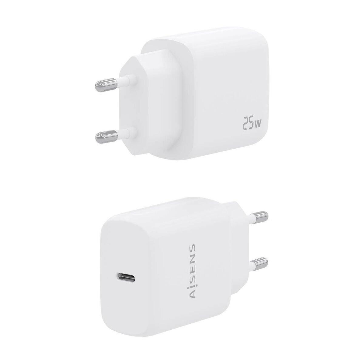 Cargador de Pared Aisens A110-0756 Blanco 25 W