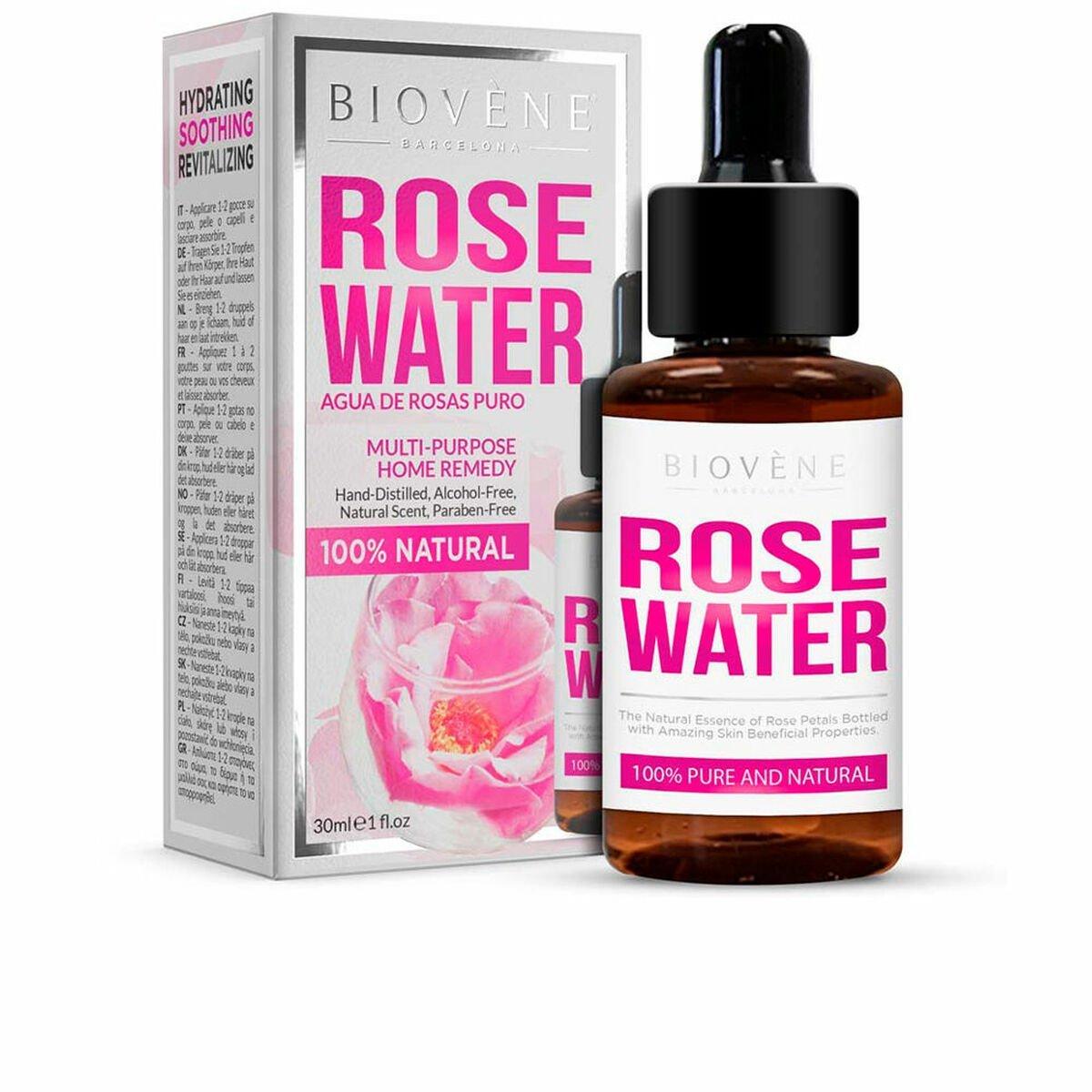 Tónico Agua de Rosas Biovène Rose Water Pure And Natural 30 ml