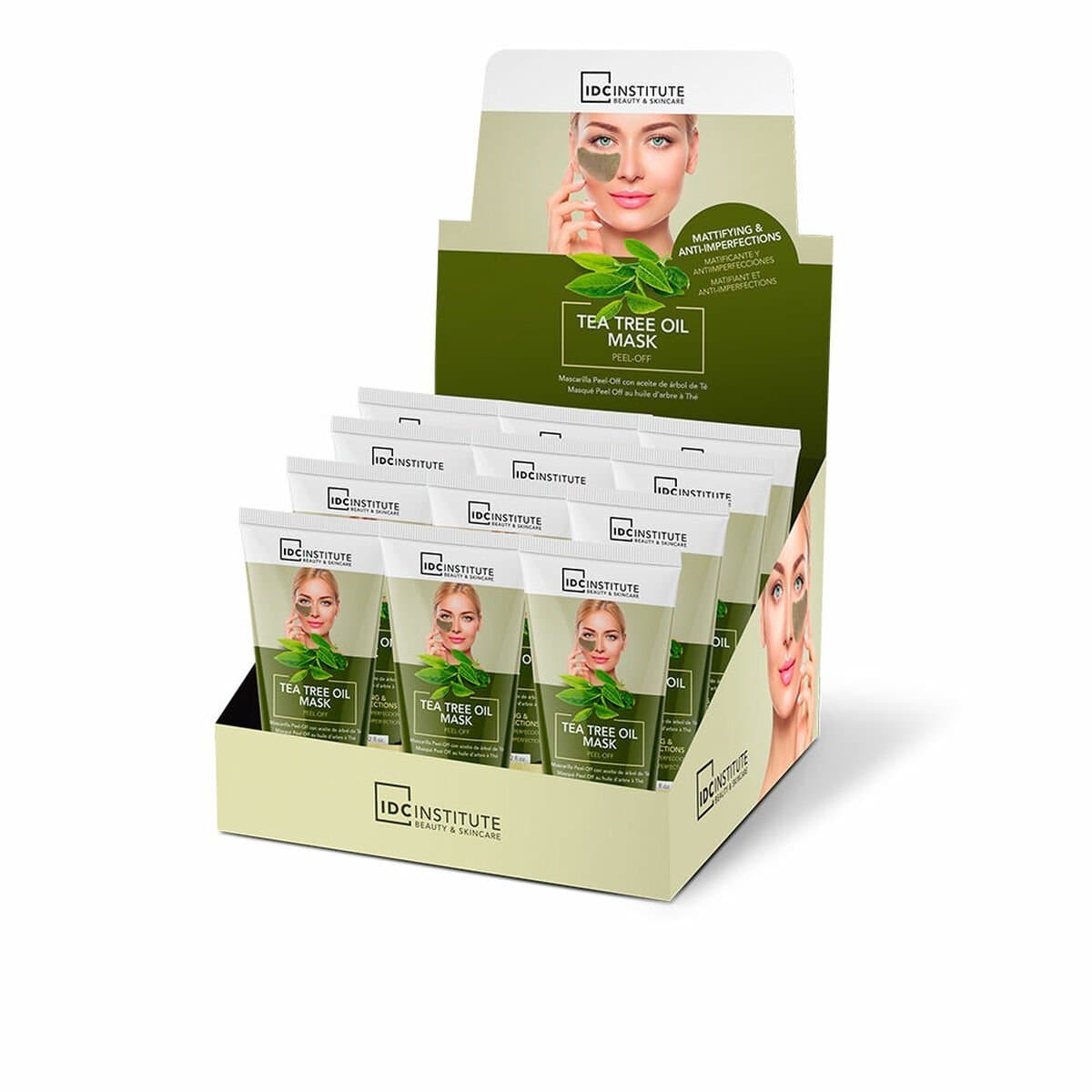 Mascarilla Facial Peel Off IDC Institute 113218 60 ml Aceite de árbol de té