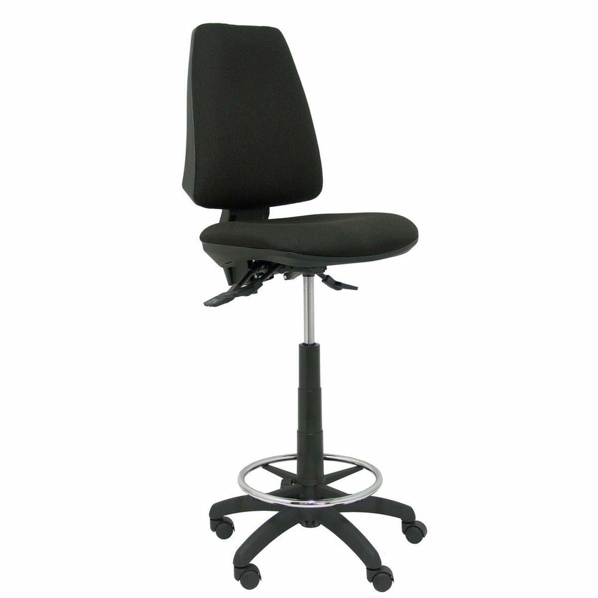 Taburete Elche S Bali Piqueras y Crespo SB840RN Negro PVC