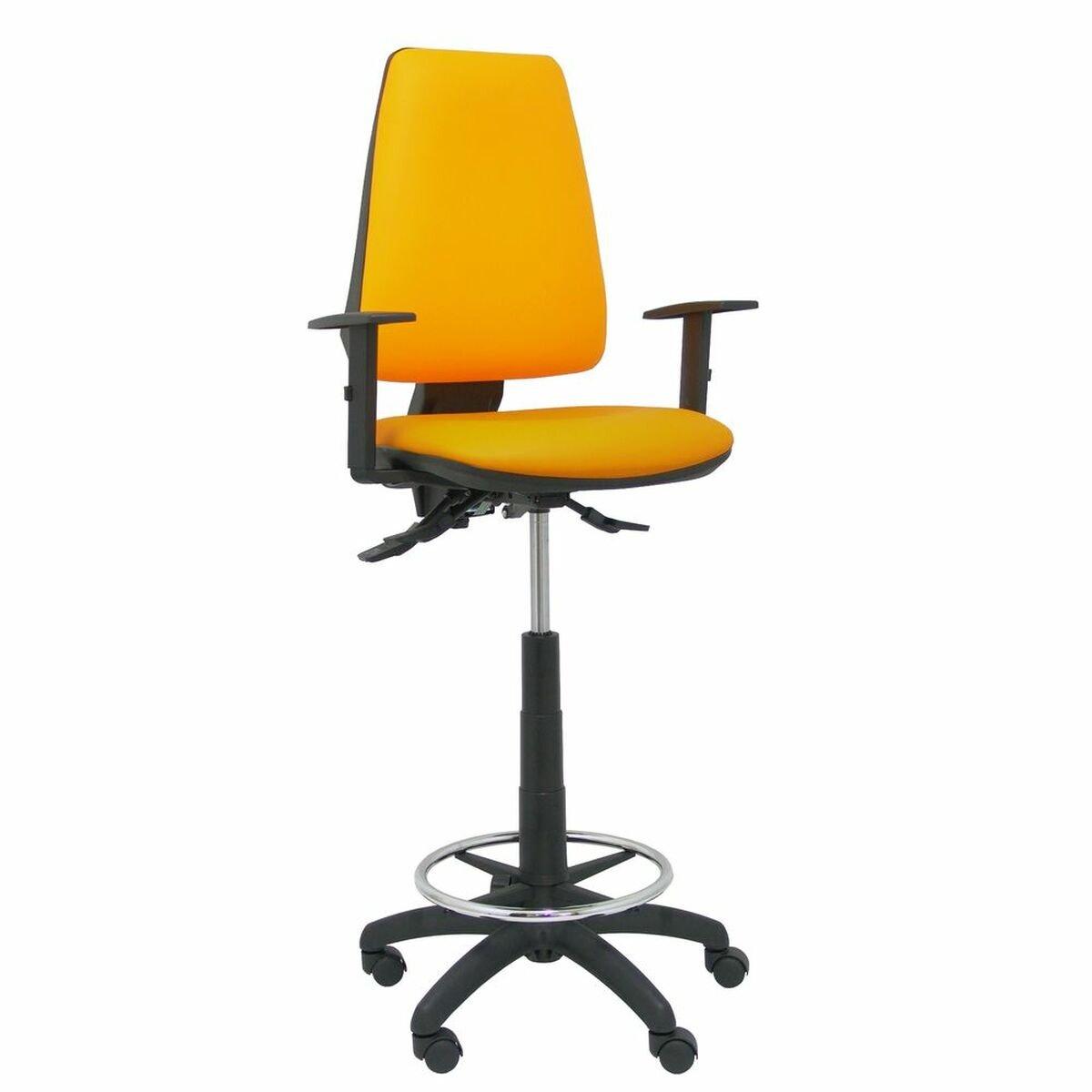 Taburete Elche S Piqueras y Crespo localization-B07VDM34BS Naranja PVC