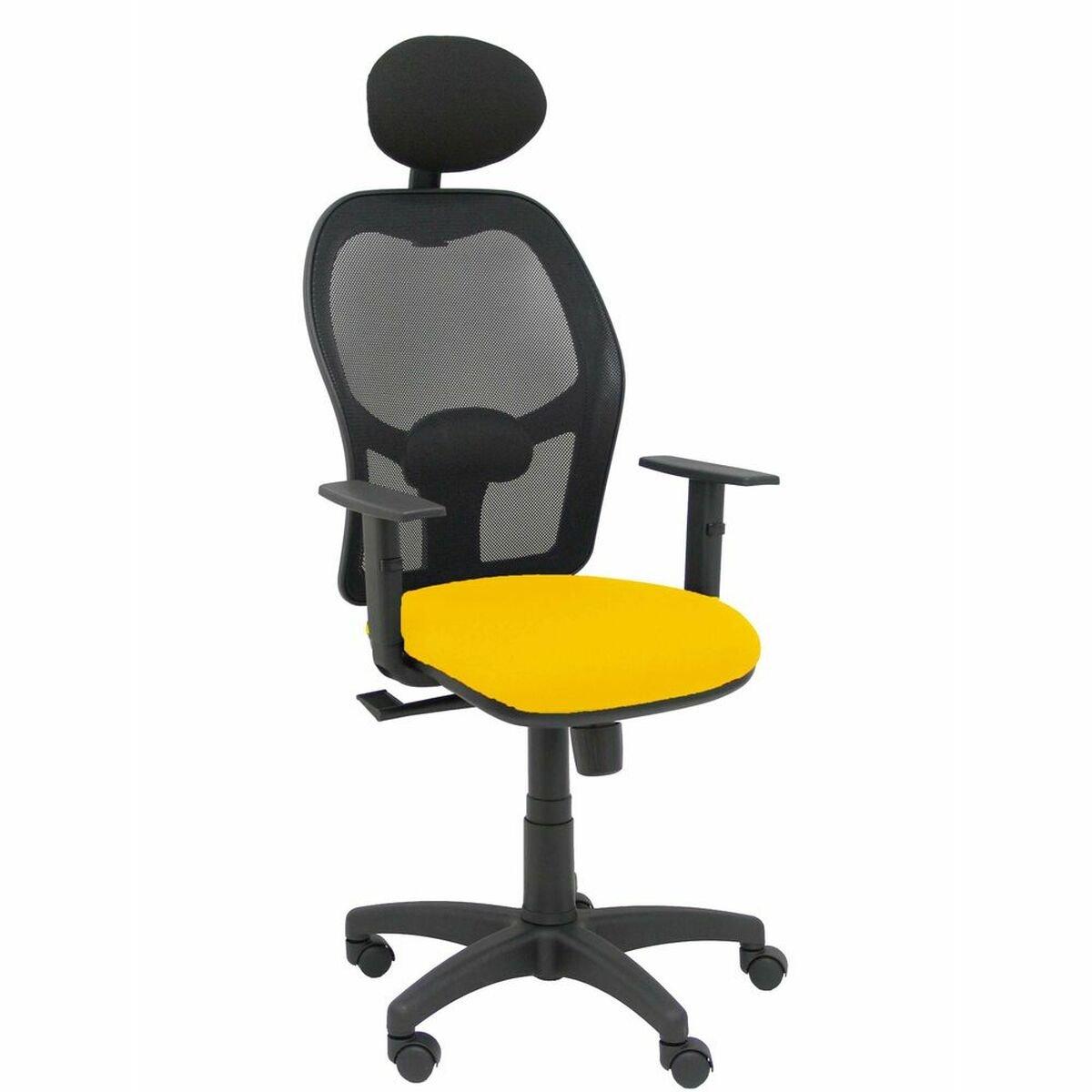 Silla de Oficina con Cabecero Piqueras y Crespo B10CRNC Amarillo