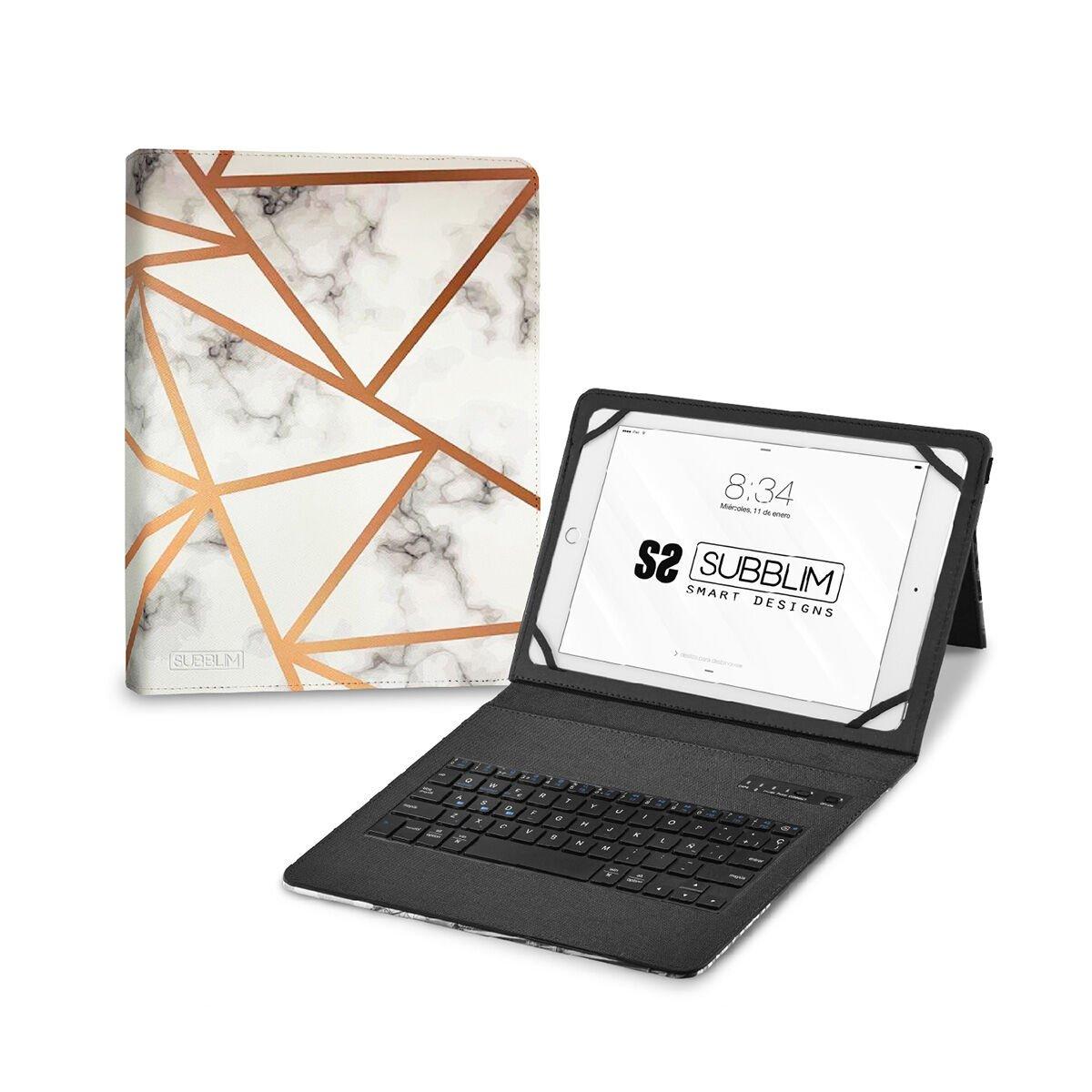 Funda para Tablet y Teclado Subblim SUBKT5-BTTW10 Multicolor Qwerty Español QWERTY (1 unidad)