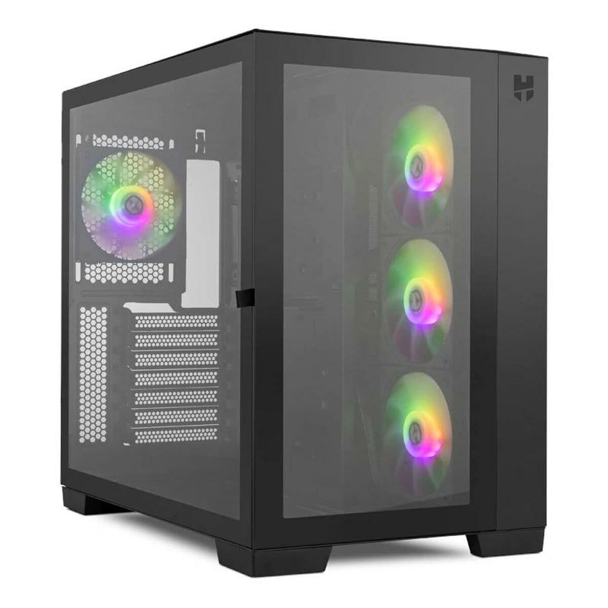 Caja Semitorre ATX Nox-Xtreme NXHUMMERASTRABK Negro Ventilador x 4