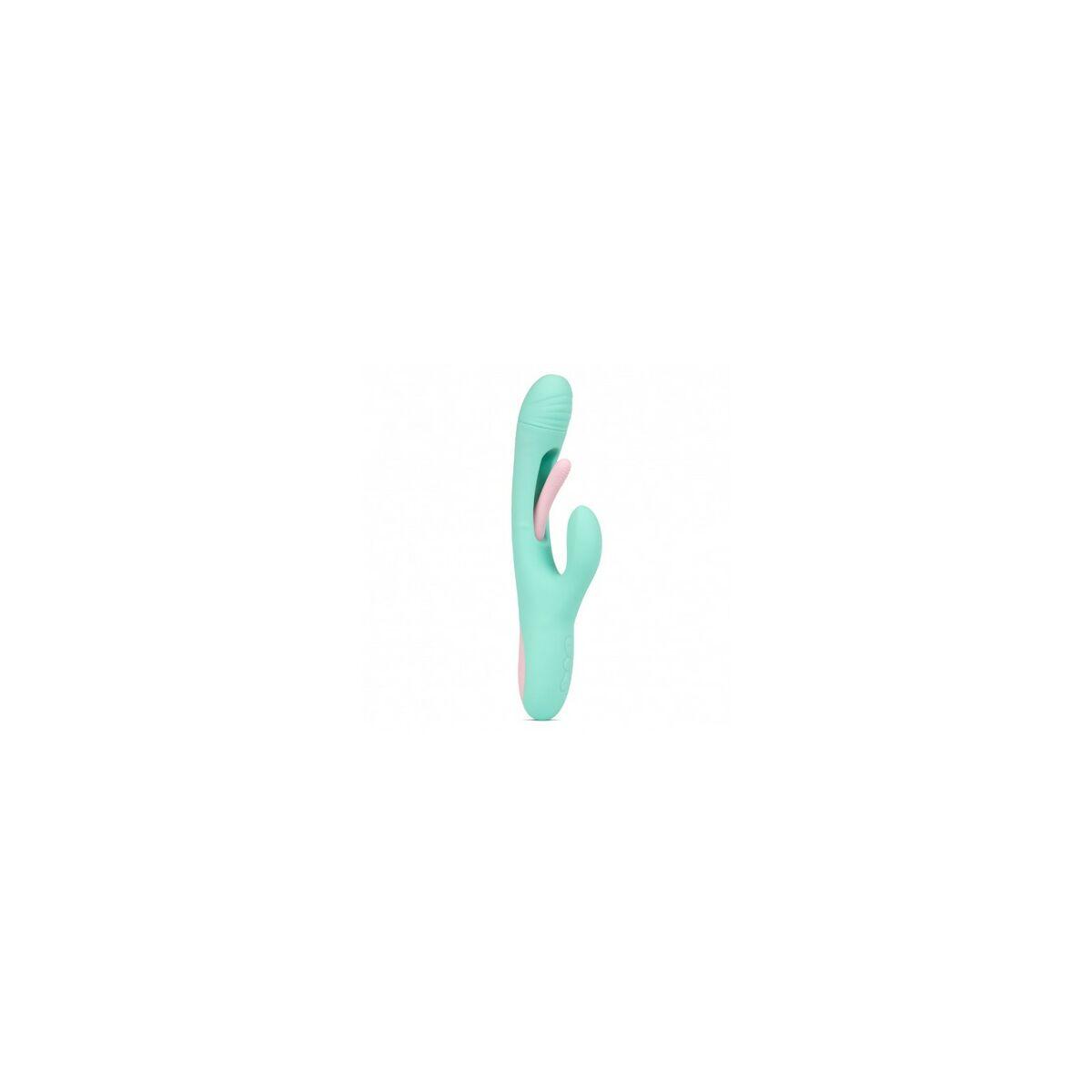 Vibrador Doble Estimulación Diversual Verde Claro