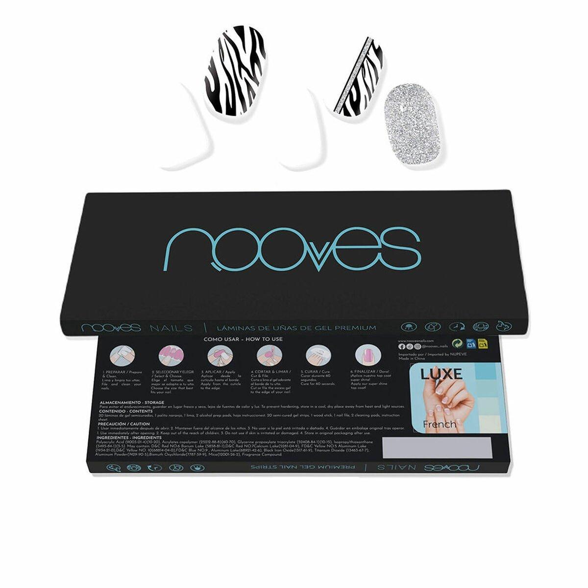 Láminas de Gel para Uñas Nooves Láminas De Uñas De Gel Funky baby 20 Piezas