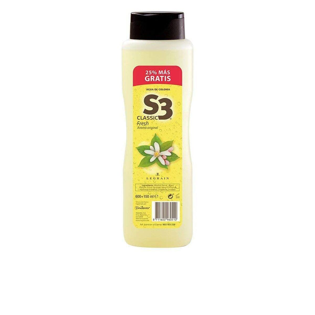 Agua de Colonia S3 Classic Fresh S-3 Classic Fresh EDC 750 ml 600 ml + 150 ml