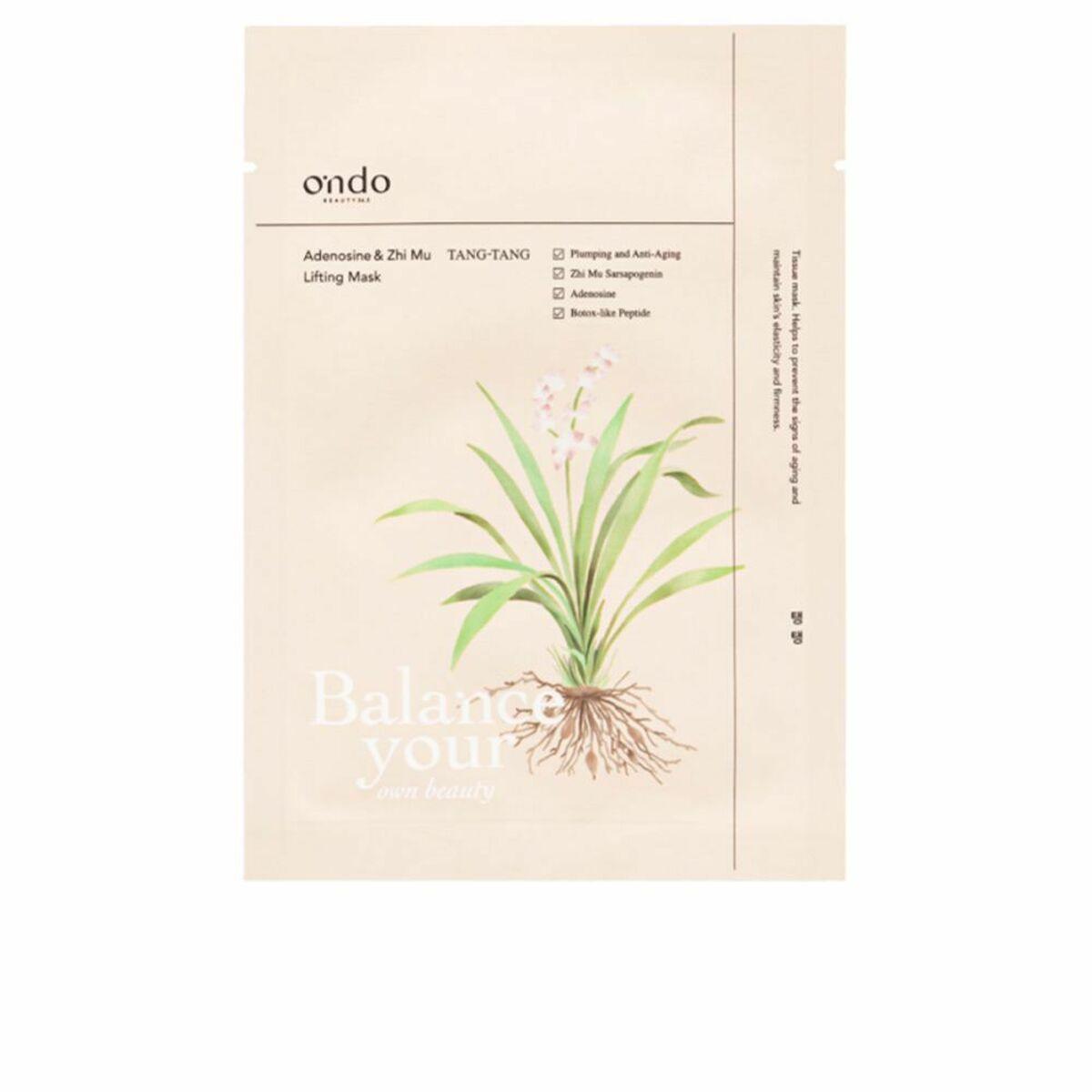 Mascarilla Facial Ondo Beauty 36.5 Adenosine & Zhi Mu 25 ml Reafirmante