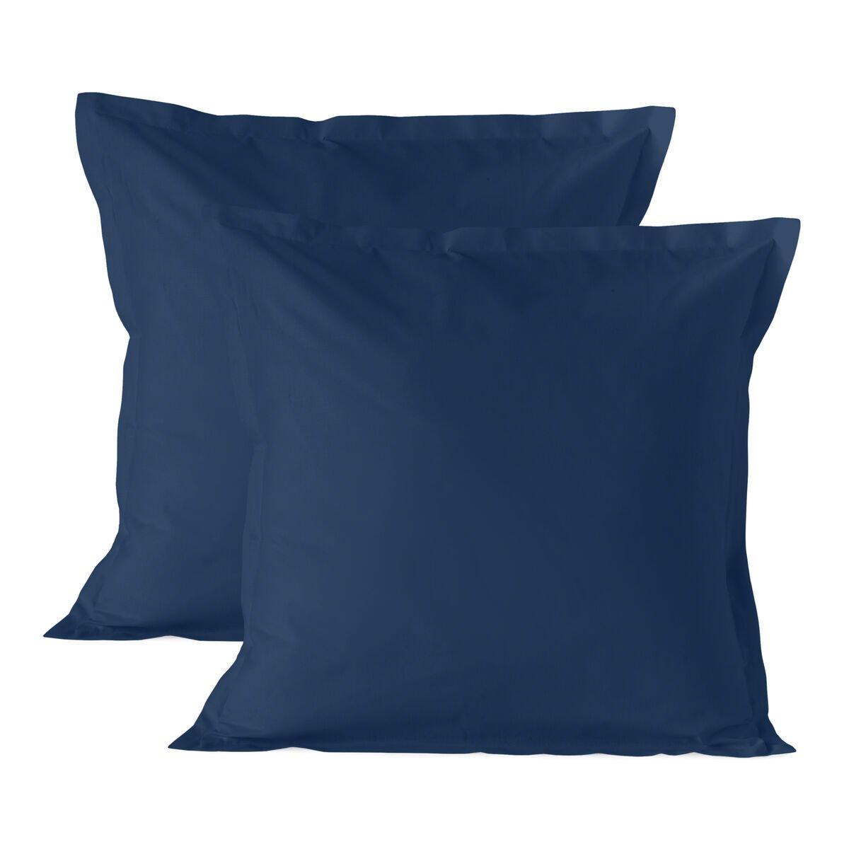 Juego de fundas de almohada HappyFriday Azul marino 60 x 60 cm 15 x 1 x 38 cm 2 Piezas
