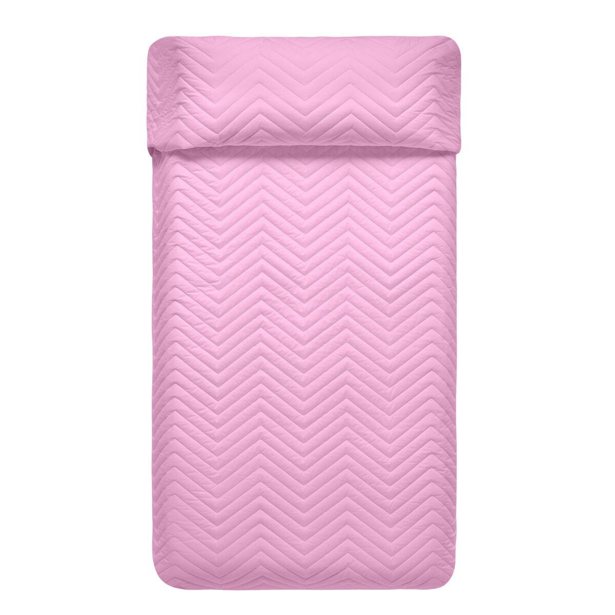 Colcha HappyFriday Basic Kids Arista Rosa 180 x 260 cm