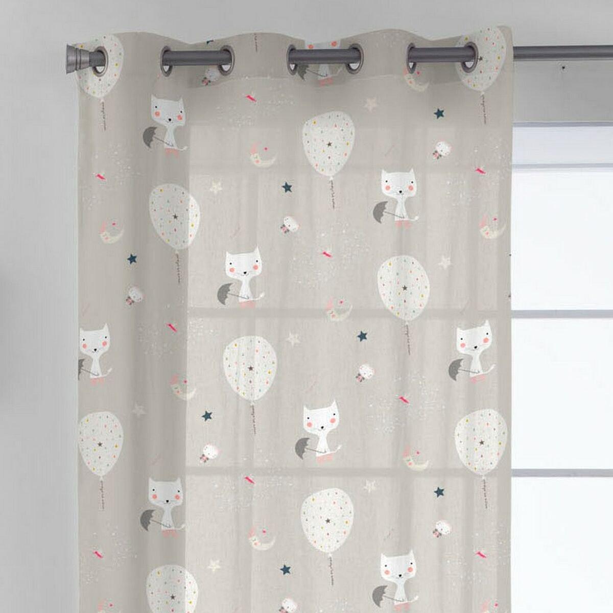 Cortina Haciendo el Indio Cats and Ballons 140 x 260 cm