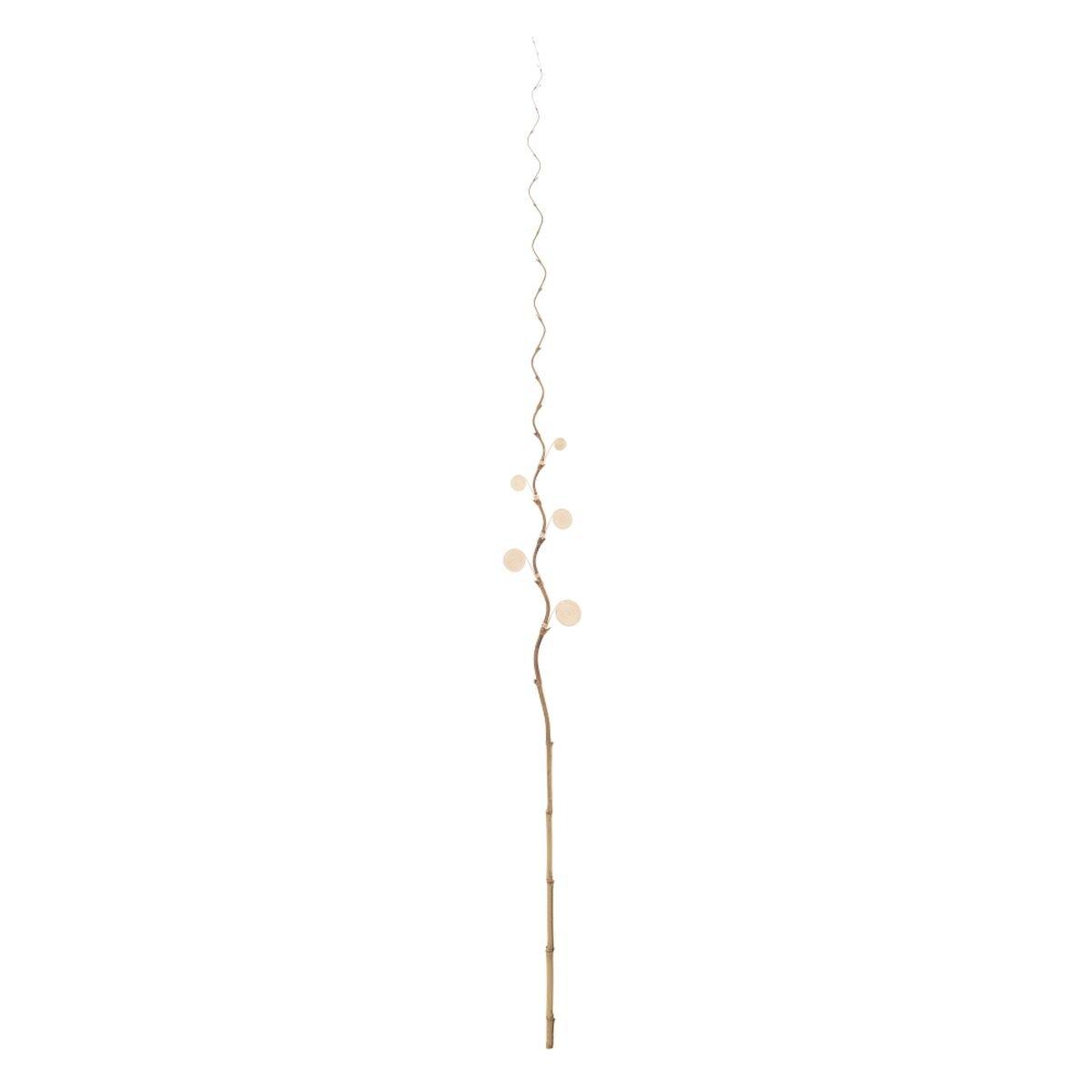 Rama Crema Bambú Ratán 5 x 0,5 x 190 cm