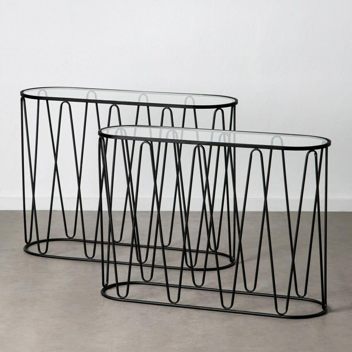 Juego de muebles Negro 107 x 35,5 x 79 cm