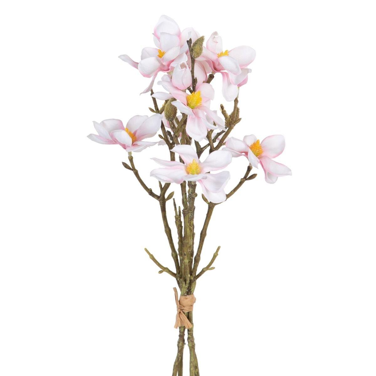 Flores Decorativas Verde Rosa 37 x 20 x 41 cm Magnolia