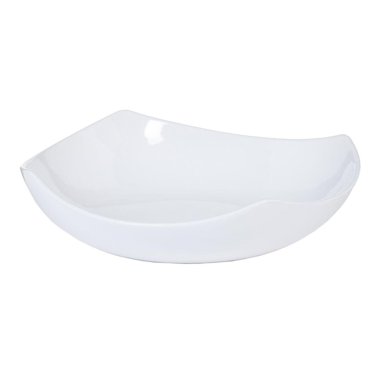Centro de Mesa Blanco Cerámica 29,5 x 29,5 x 8 cm