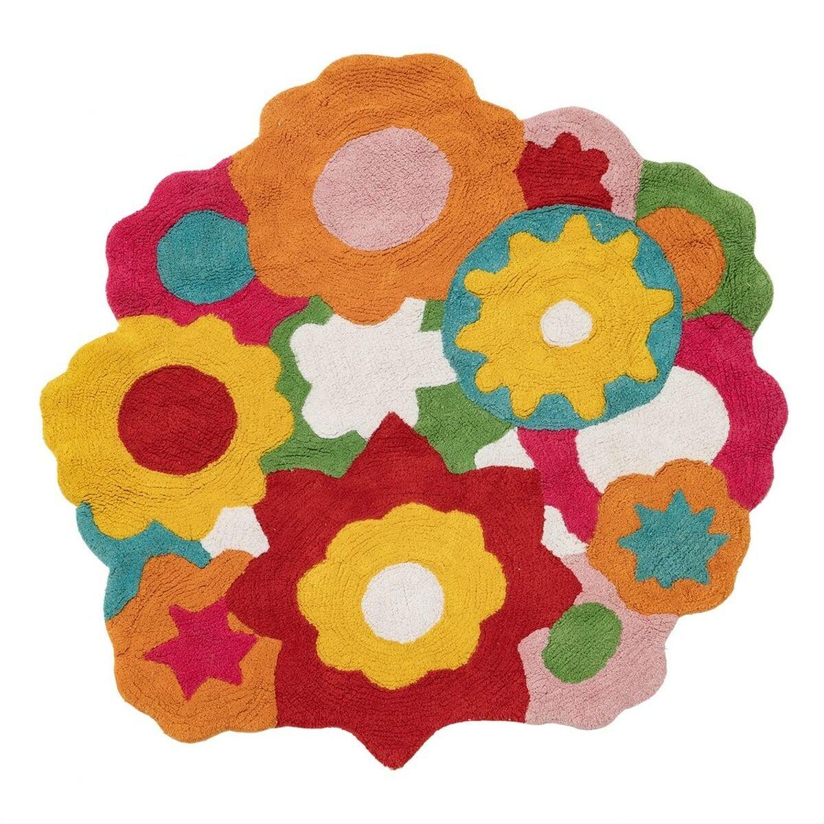 Alfombra Infantil 100 % algodón 100 cm 100 x 100 x 1 cm