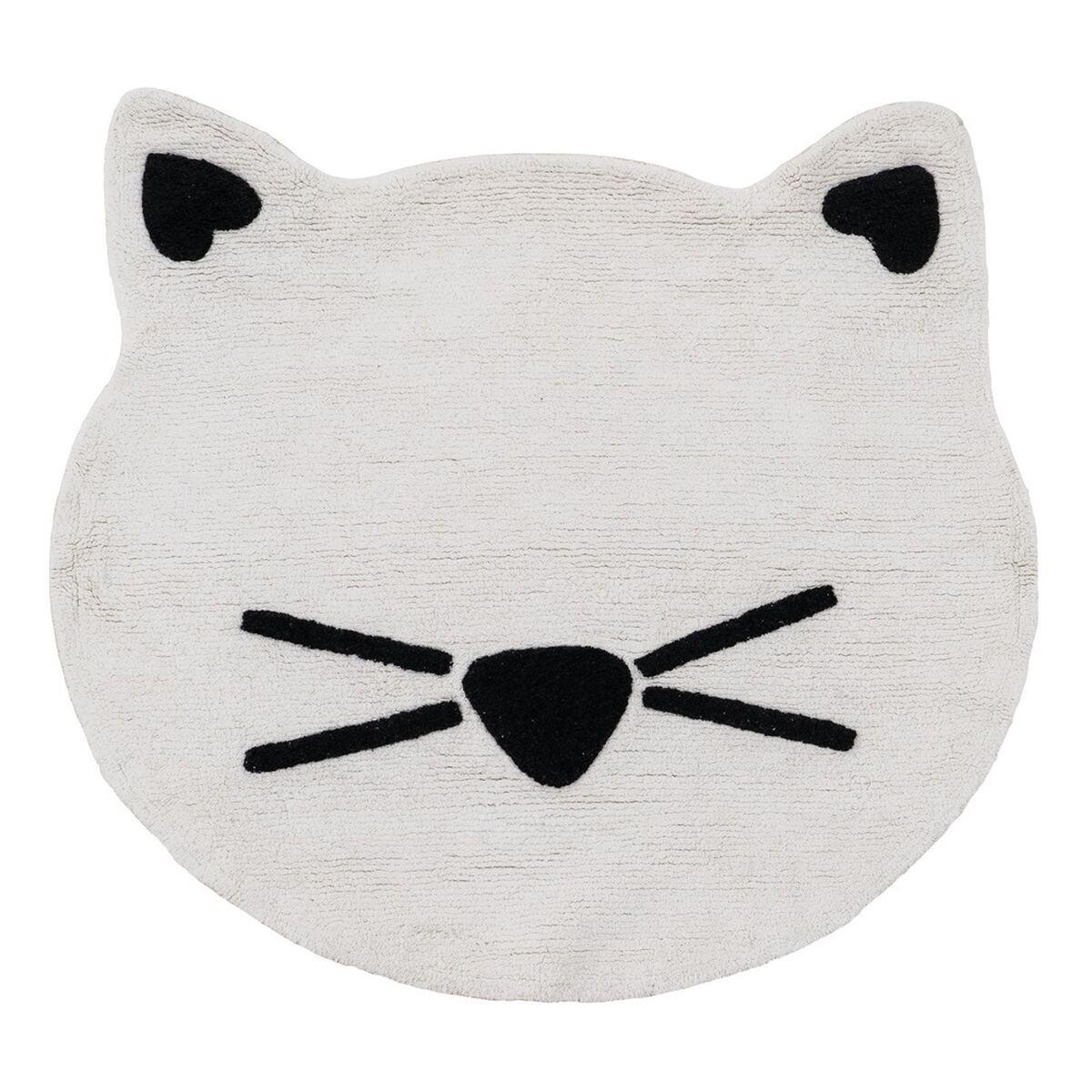 Alfombra Infantil 100 % algodón Gato 100 cm 100 x 100 x 1 cm
