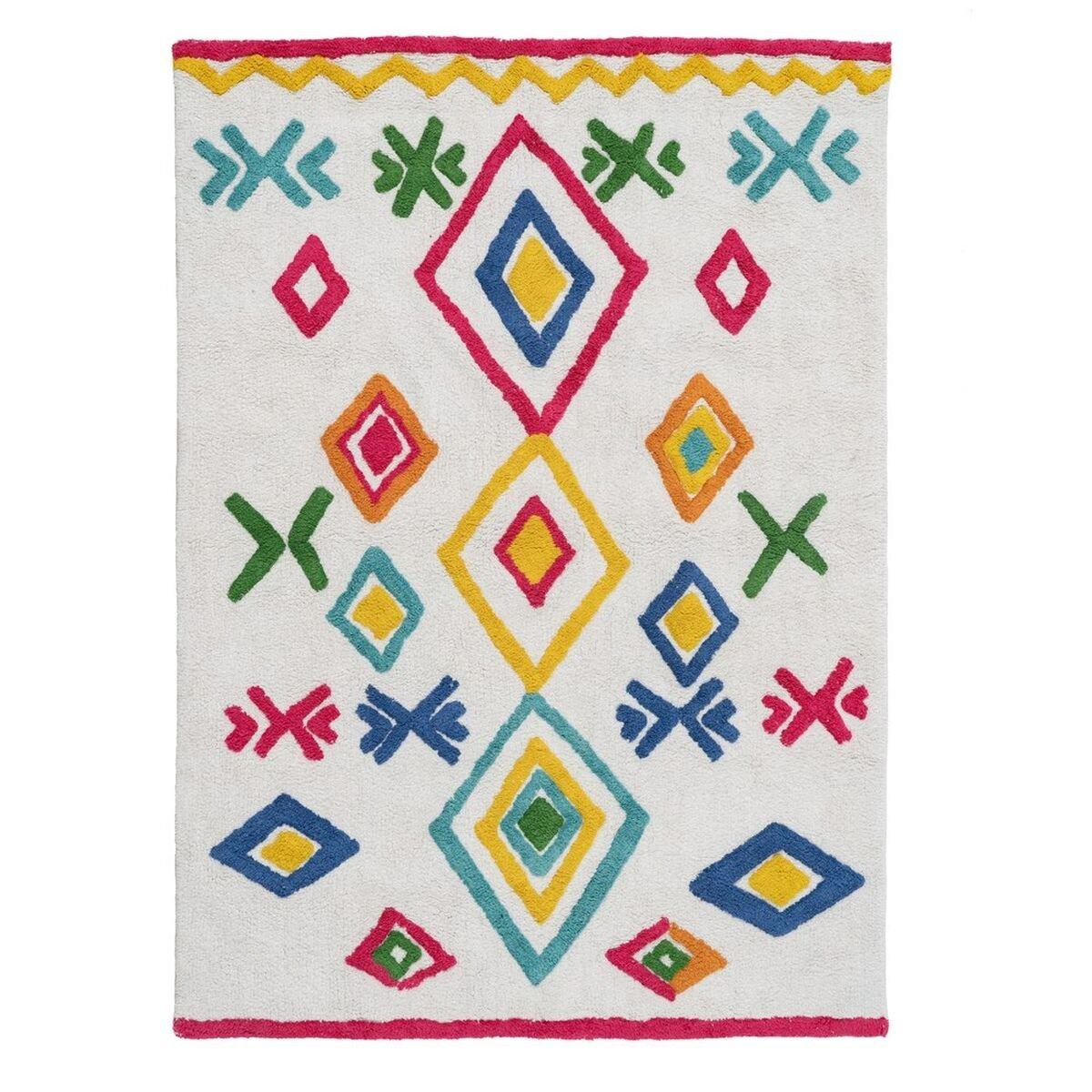 Alfombra Infantil 100 % algodón 160 x 120 cm 160 x 120 x 1 cm