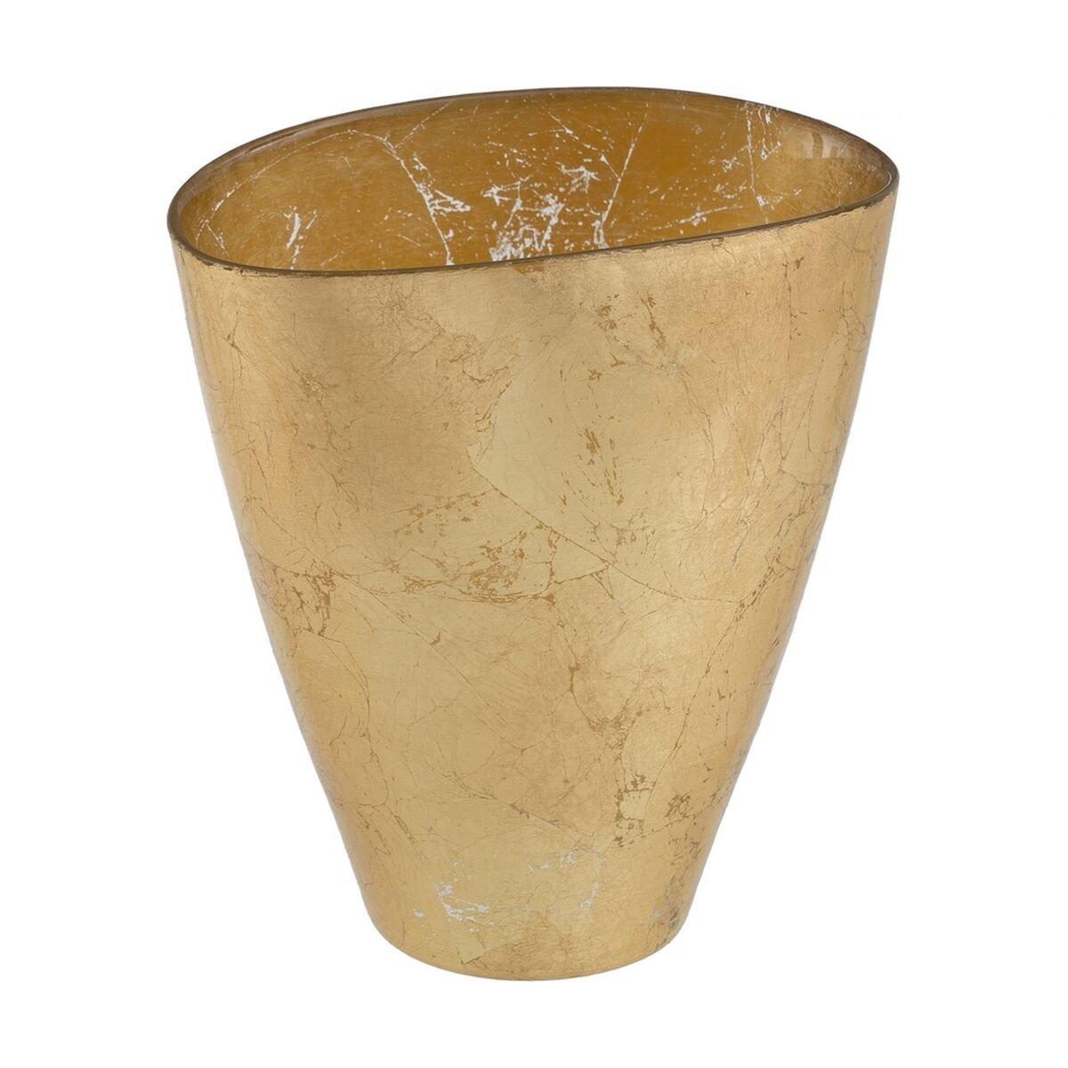 Centro de Mesa Dorado Vidrio 23,5 x 14 cm 23,5 x 14 x 24 cm