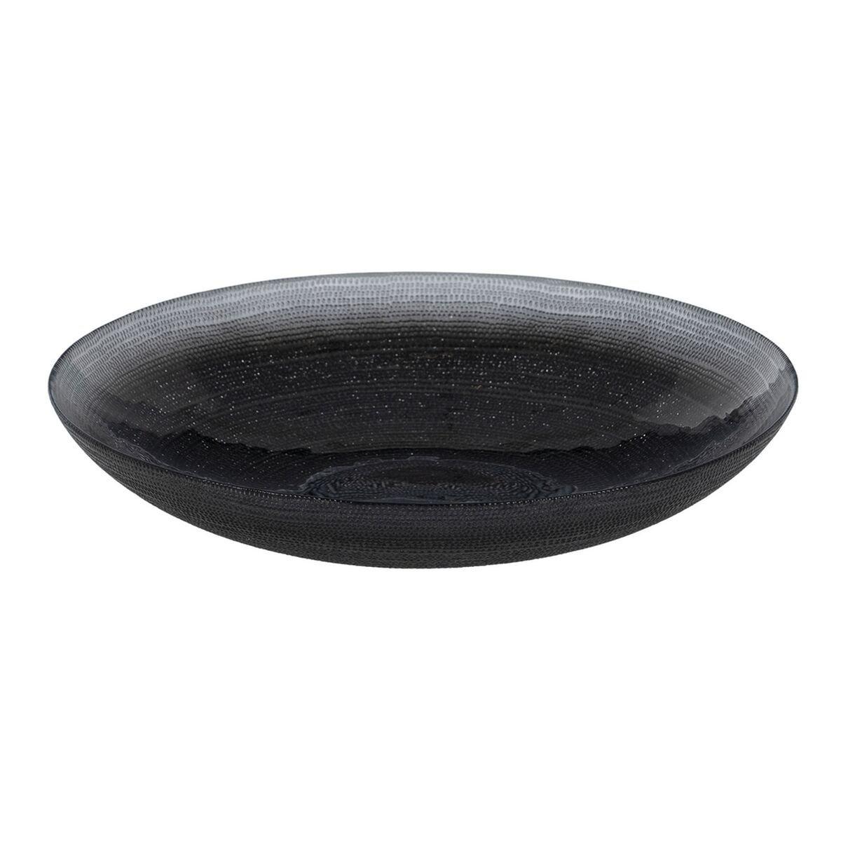 Centro de Mesa Negro Cristal 39,5 x 39,5 x 7,5 cm