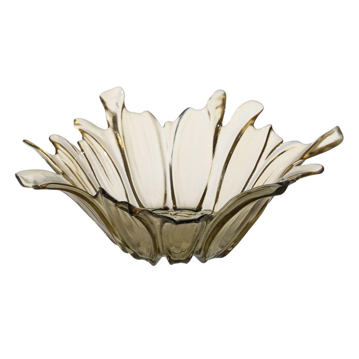 Centro de Mesa Oliva Cristal 28 x 28 x 10,5 cm