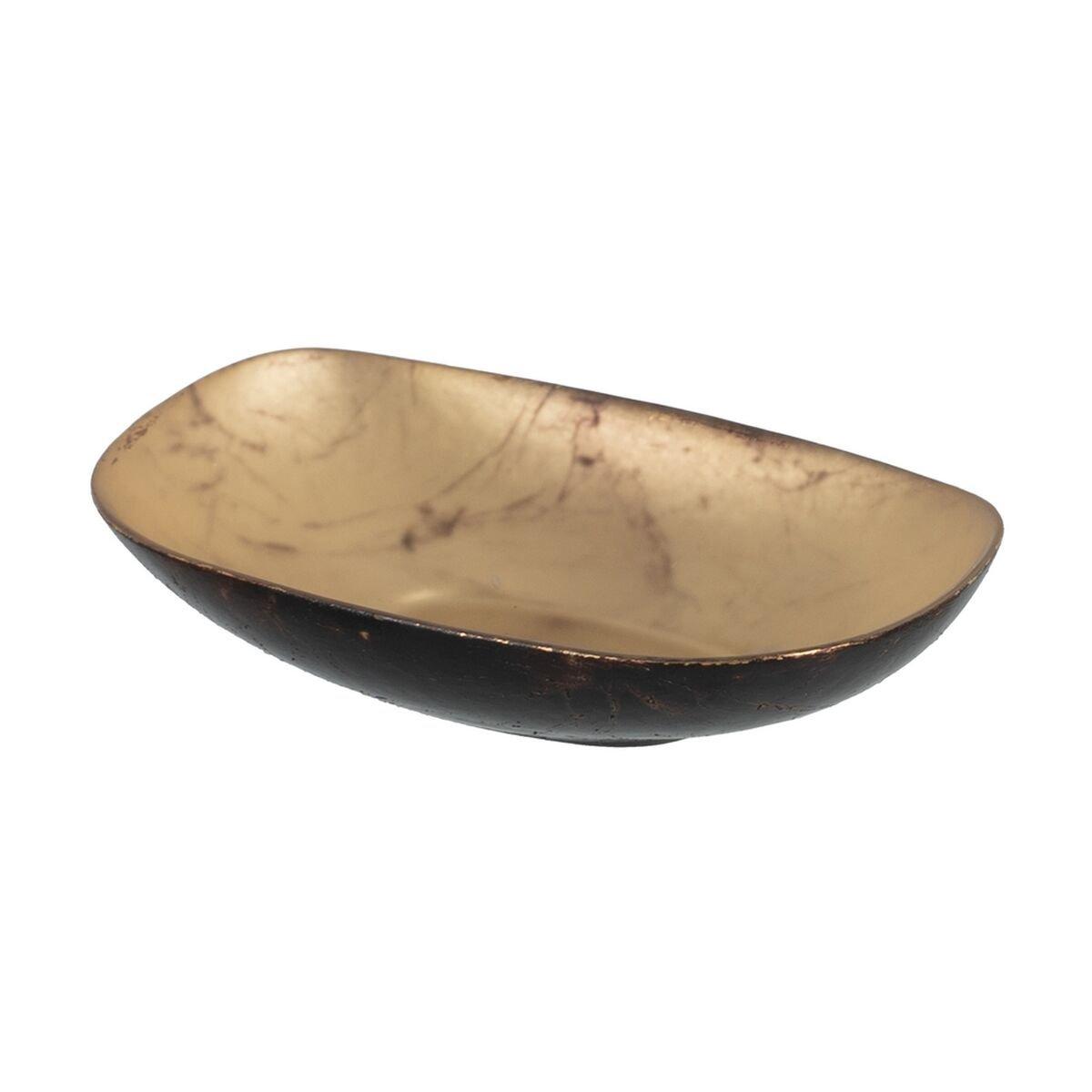 Ensaladera Marrón Negro Cristal 10 x 15,5 x 4 cm