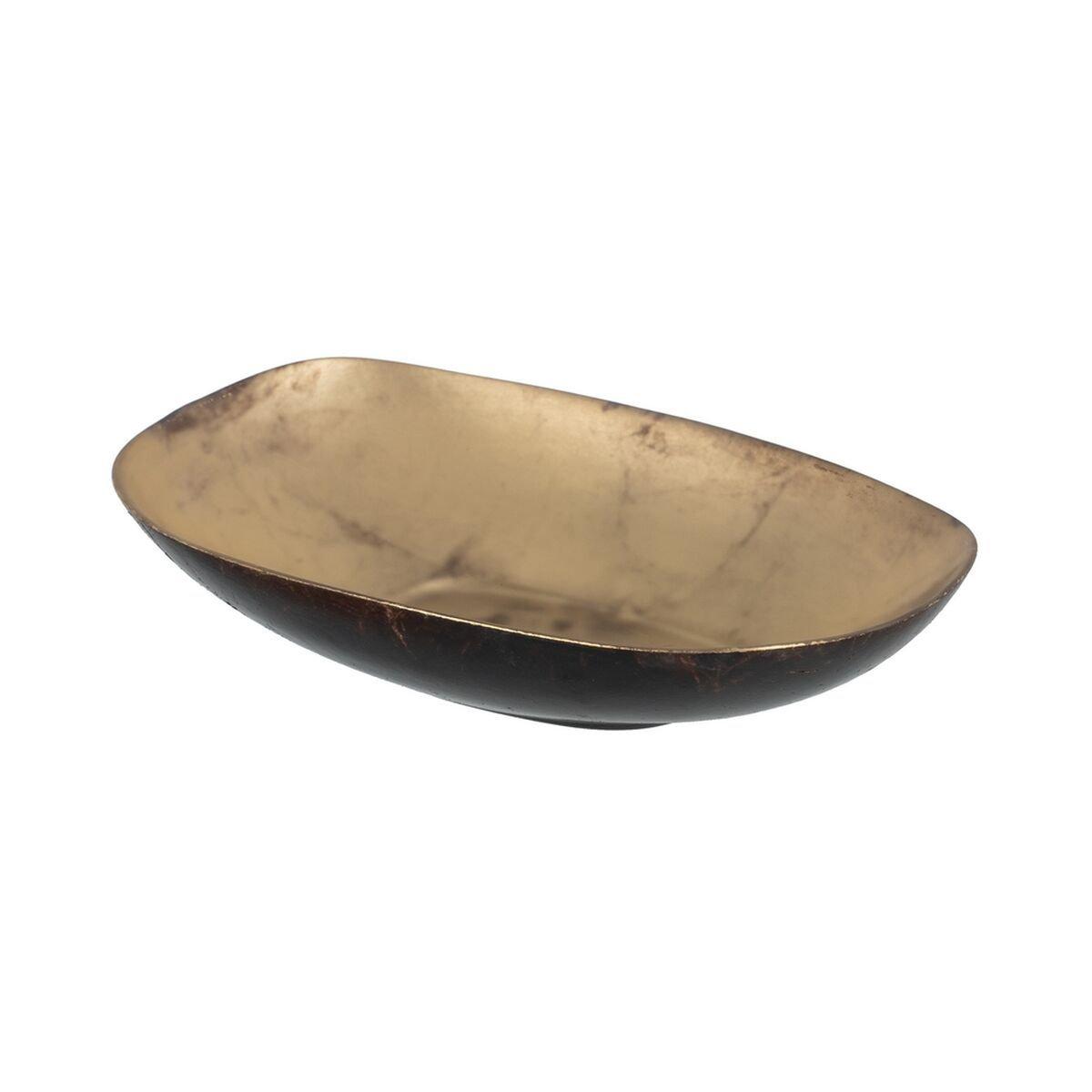 Centro de Mesa Marrón Negro Cristal 16,5 x 25 x 5,2 cm