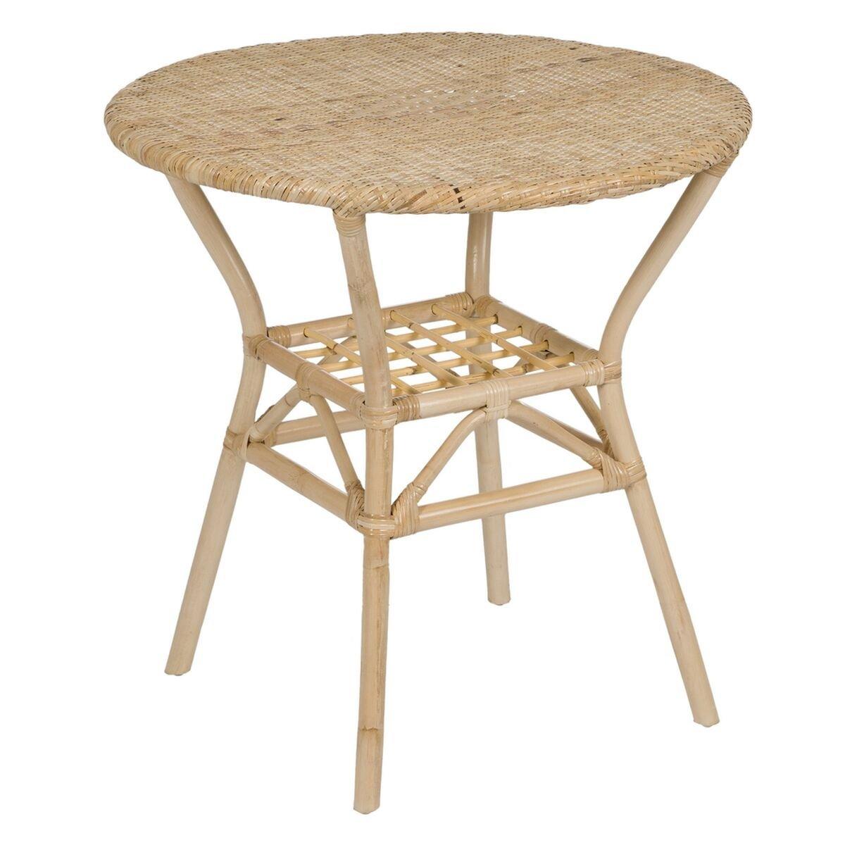 Mesa de Comedor Natural Ratán 75 x 75 x 76 cm
