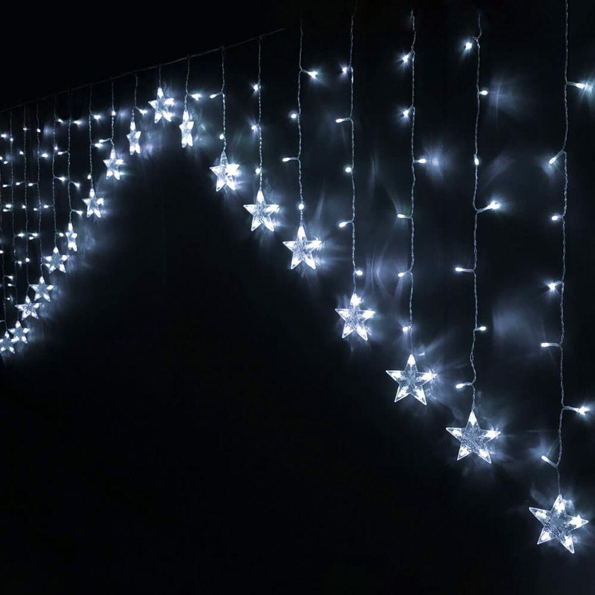 Cortina de Luces LED Estrellas Blanco 8 m 16 X 15 X 19 CM