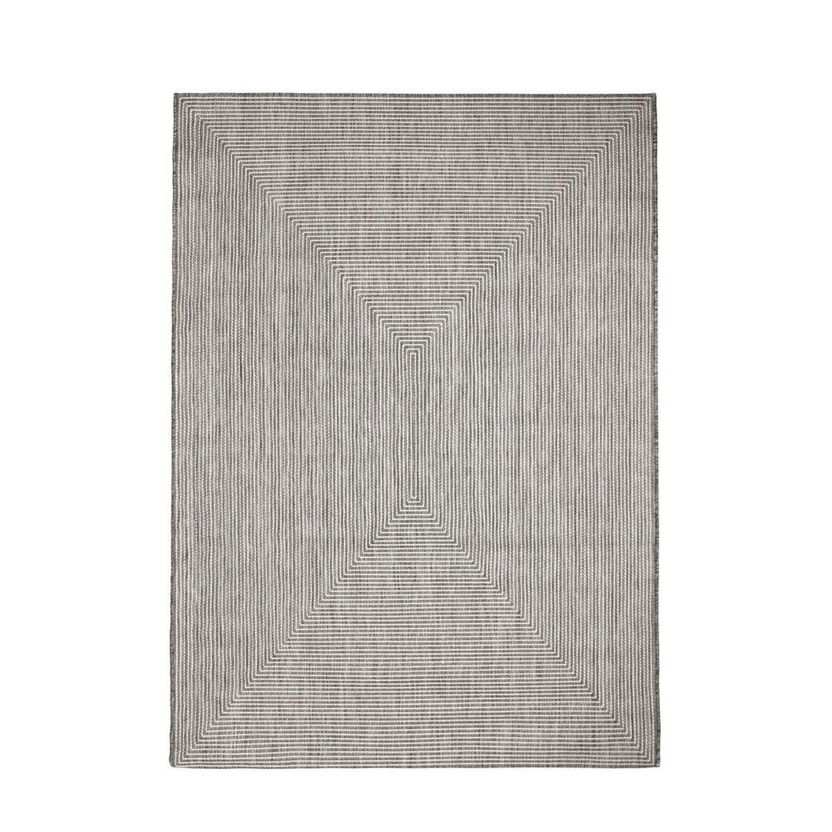 Alfombra de Exterior Quadro Gris