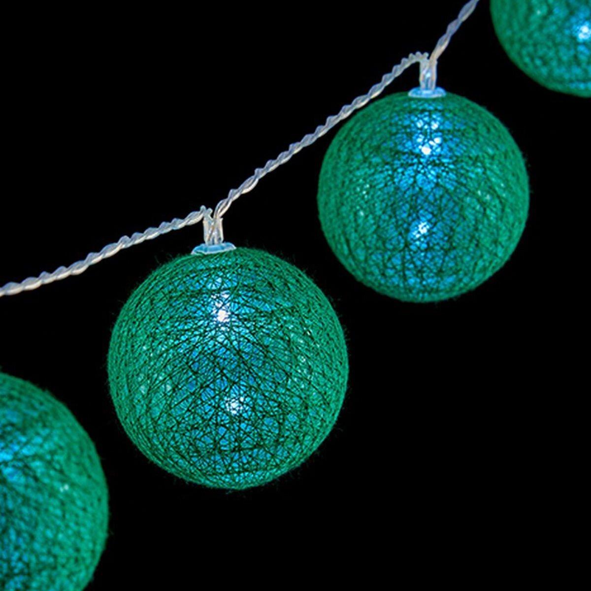 Guirnalda de Bolas LED Krist+ Verde 2 m Ø 5 cm