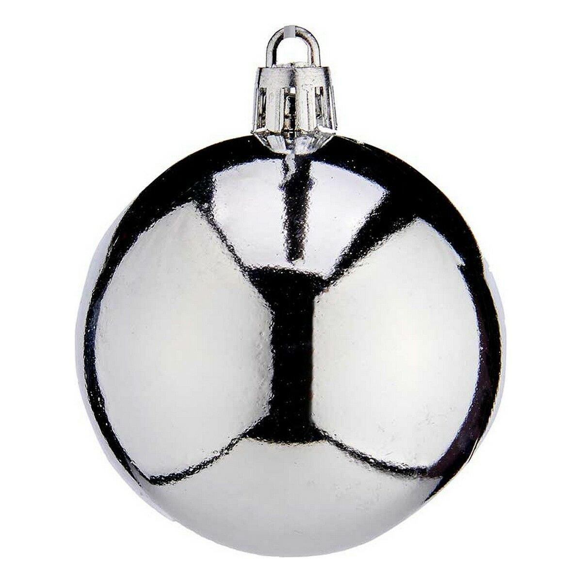Bolas de Navidad Krist+ K1912477-3 Plateado Plástico Ø 6 cm 24 Unidades