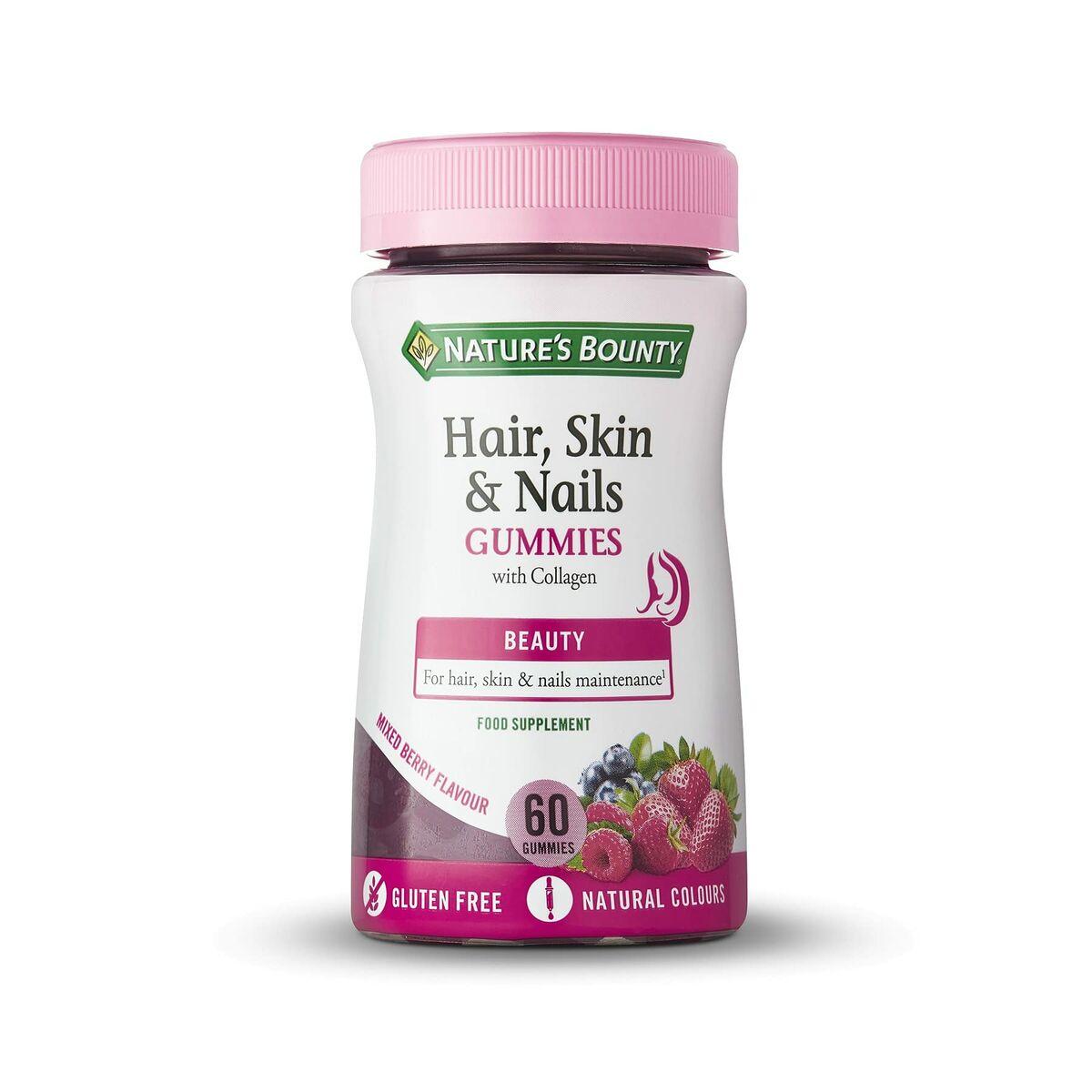 Complemento Alimenticio Nature's Bounty Skin Nails Gummies Gominolas Colágeno 60 unidades