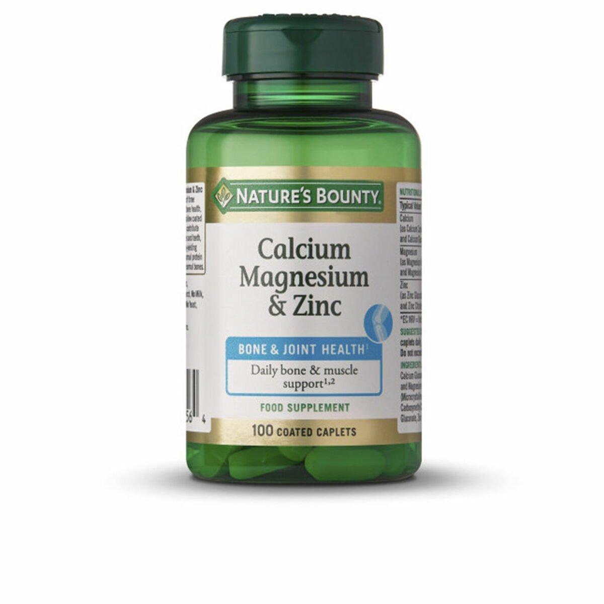 Complemento Alimenticio Nature's Bounty Calcio Zinc Calcio Zinc Magnesio 100 Unidades